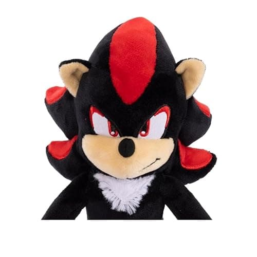 Sonic the Hedgehog 3 Movie Shadow Plush 9-Inch Stuffed Toy Figure - Officially Licensed Sonic 3 Movie thumbnail 4
