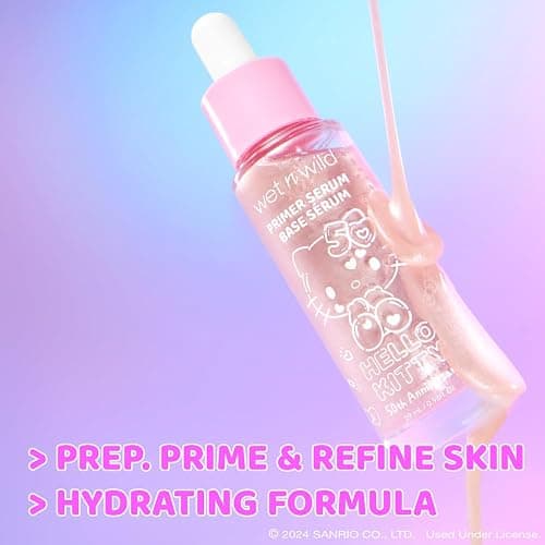 wet n wild Hello Kitty Primer Serum, Infused Vitamin E & Diamond Powder for Long-Lasting Hydration, Warm Apple Pie Lightly Scented, Cruelty-Free & Vegan thumbnail 2