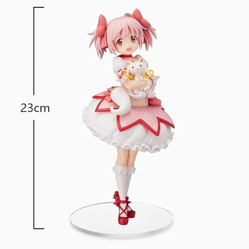YLQANONG KanameMadoka Figures Anime Kyuubey Figure Statues PVC Material Anime Action Figurine for Fans 9.06IN thumbnail 2