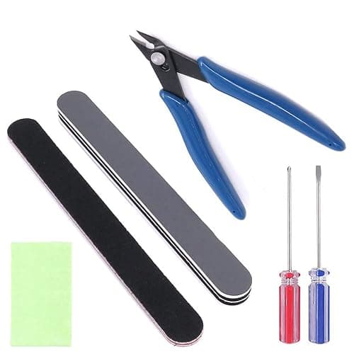 Spilay 16 Pcs Hobby Building Model DIY Tool Kit, Modeler Basic Miniature Handmade Craft Tools Set for Dollhouse Miniature Building thumbnail 6