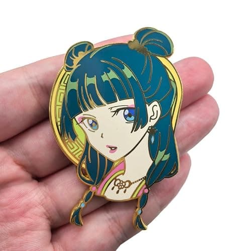 MaoMao Figure Badge, Anime Figure Brooch Metal Pin Apothecary Diaries Cosplay Accessories thumbnail 3