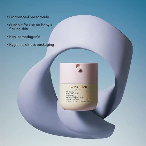 Evereden Protecting Baby Face Cream (1.7 fl. oz.): No.1 Gel Baby Cream - Nourishing Infant Face Moisturizer for Normal Skin & Hot, Humid Climates - Clean and Vegan Ingredients - Fragrance-Free thumbnail 3