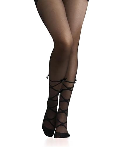 Benefeet Sox Womens Sheer Tights High Waist Sexy Lace Pantyhose Transparent Stockings Nylon Silk See Through Thin Long Socks thumbnail 6