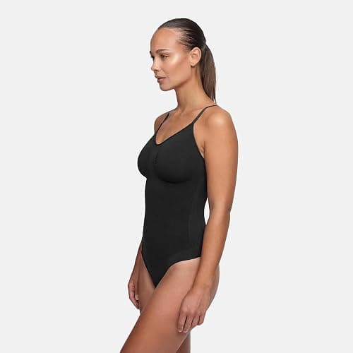creamy fabrics Damen Figurformender Shapewear Bodysuit mit Slip-Rückenteil – Starke Kompression für Bauch & Taille – Nahtloser Body mit Po-Lifting & Verstellbaren Trägern thumbnail 6