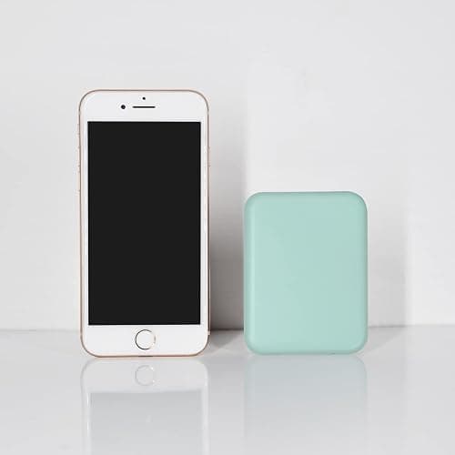 Kintion Pocket Mirror, 1X/3X Magnification LED Compact Mirror (Cyan) | Travel Mirror with Light for Purse, 2-Sided, Portable, Folding, Handheld, Small Lighted Mirror for Gift thumbnail 4