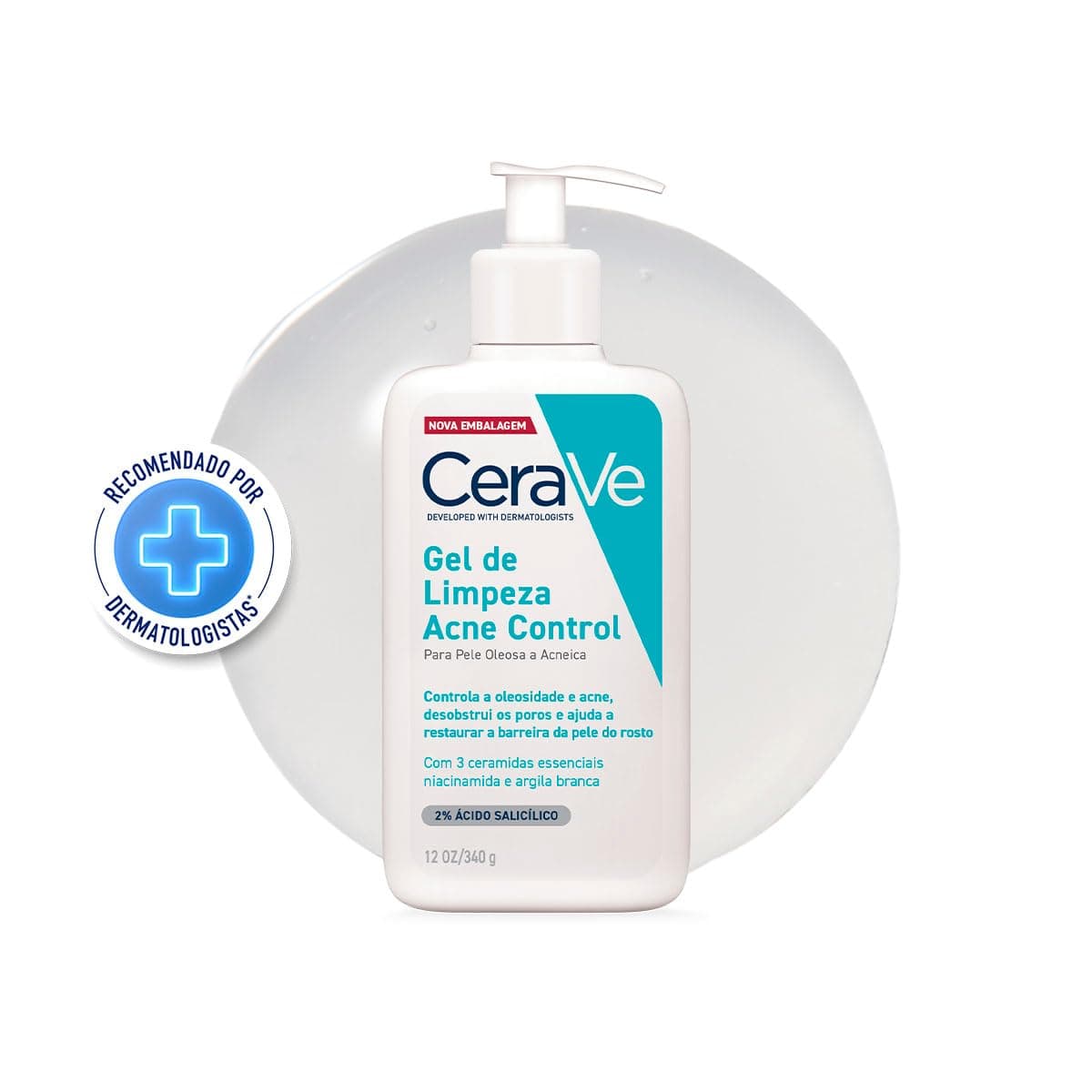Cerave, Gel de Limpeza Acne Control com Niacinamida e Ácido Salicílico thumbnail 4