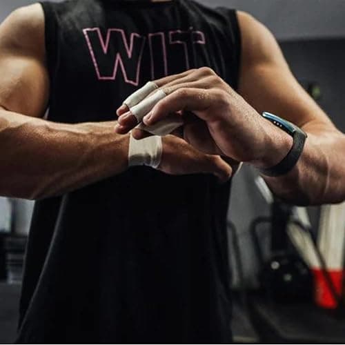ADMITRY Athletic Tape,5 Pack White Sports Tape,Very Strong No Sticky Residue Wrist Ankle Tape for Gymnastics Boxing Lacrosse Climbing Hockey Bat thumbnail 4
