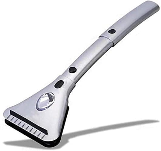 ZONETECH Heated Car Window Ice/Snow Scraper Extendable Auto Windshield Heated Scraper with LED Light,12V Electric Scraper Heating, Car Ice Scraper & Snow Removal Tool Christmas Gift Stocking Stuffer - Image 1