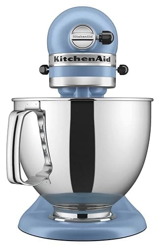 KitchenAid Artisan Series 5 Quart Tilt Head Stand Mixer with Pouring Shield KSM150PS, Blue Velvet thumbnail 4
