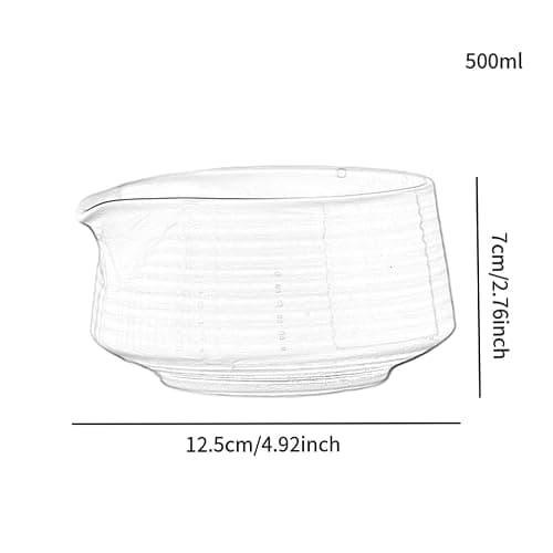 Yajuyi Japanese Matcha Bowl Handmade Matcha Ceremony Matcha Cup with Spout for Restaurant, Pink thumbnail 3