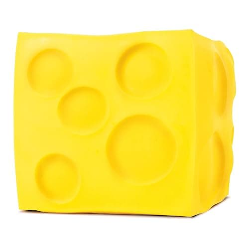 Giant Cheese Stress Ball: A squeezable stress buster that looks like a block of cheese! thumbnail 3
