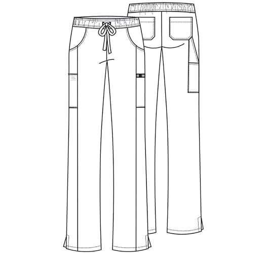 Dickies EDS Essentials Scrubs for Women, Drawstring Cargo Scrub Pants with Four-Way Stretch and Moisture Wicking DK010 thumbnail 8