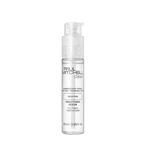 Paul Mitchell Clear Smoothing Serum, Blowout Primer, Fragrance Free, For Sensitive Scalp + Skin - Image 1