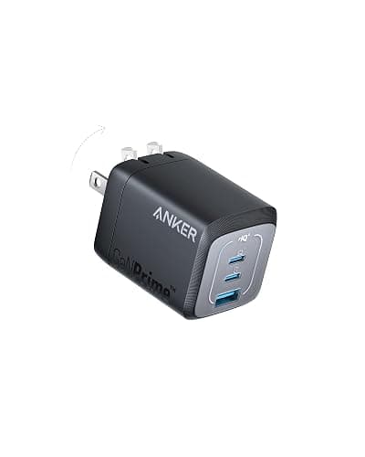 Anker Prime 67W USB C Charger, Anker GaN Wall Charger, 3-Port Compact Fast PPS Charger, For MacBook Pro/Air, Pixelbook, iPad Pro, iPhone 17/16/Pro, Galaxy S23/S22, Note20, Pixel, Apple Watch, and More - Image 1