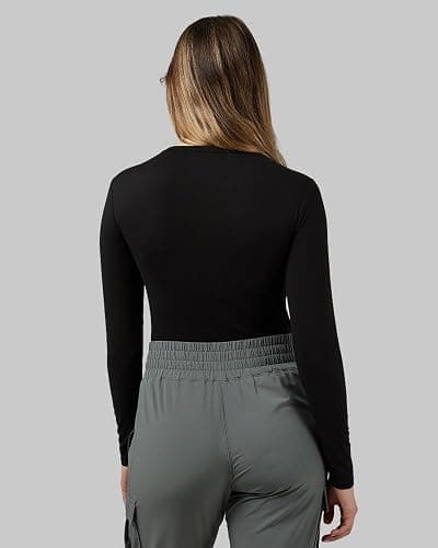 32 Degrees Heat Women's Lightweight Crew Base Layer Top | Form Fitting | Long Sleeve | 4-Way Stretch | Thermal thumbnail 3