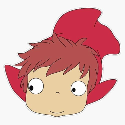 JB Print Ponyo Vinyl Decal Sticker Car Waterproof Car Decal Bumper Sticker 5" - Image 1
