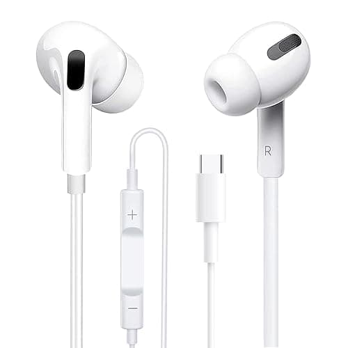 Kopfhörer USB C mit Kabel für iPhone 17 16 15 Pro Max Plus iPad Pro In Ear USB C Kopfhörer (mit integriertem Mikrofon und Lautstärkeregelung) Ohrhörer USB Typ C kopfhörer für Samsung Galaxy S24 S23 - Image 1