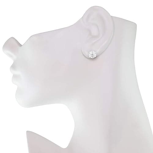 Honolulu Jewelry Company Sterling Silver Sand Dollar Beach Sea Star Stud Earrings thumbnail 3