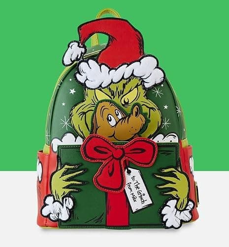Loungefly Dr. Seuss' How the Grinch Stole Christmas! Santa Cosplay Mini Backpack thumbnail 2