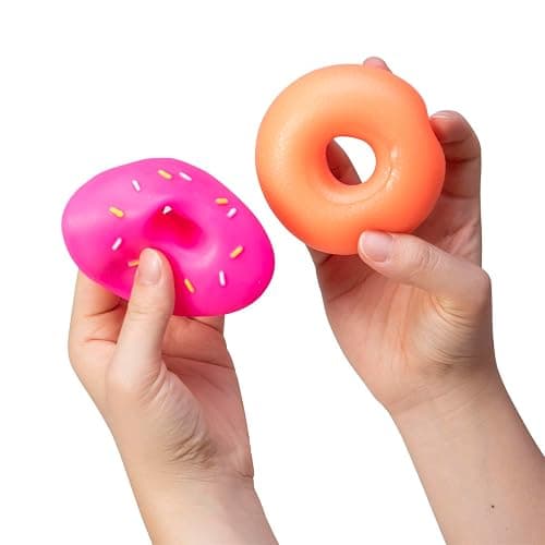 Schylling NeeDoh Dohnuts - Sensory Fidget Toy - Assorted Colors - Ages 3 to Adult (Pack of 1) thumbnail 5