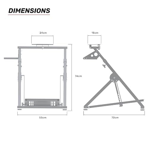 GT OMEGA Apex Racing Wheel Stand - Compatible with Logitech G29 and G920, Fanatec ClubSport, and Thrustmaster TX, T500, & T300, Foldable, Tilt-Adjustable for Racing Control thumbnail 6