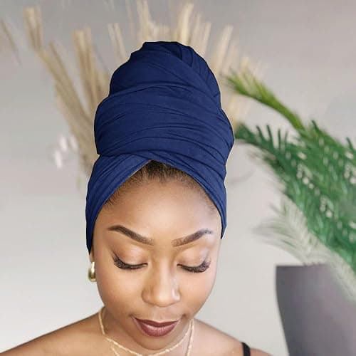 Hijab Scarf for Women Soft Muslim Hijabs Head Wrap Scarves Fashion Long Hair Shawls Stretchy Muslin Headscarf thumbnail 2