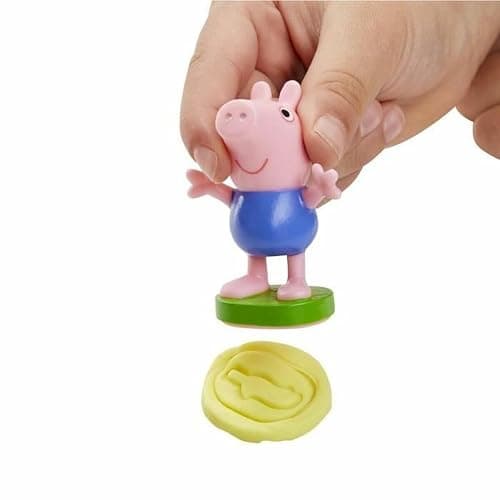 Play-Doh Peppa's Ice Cream Playset with Ice Cream Truck, Peppa and George Figures, and 5 Non-Toxic Modeling Compound Cans, Peppa Pig Toy for Kids 3 Years and Up thumbnail 5