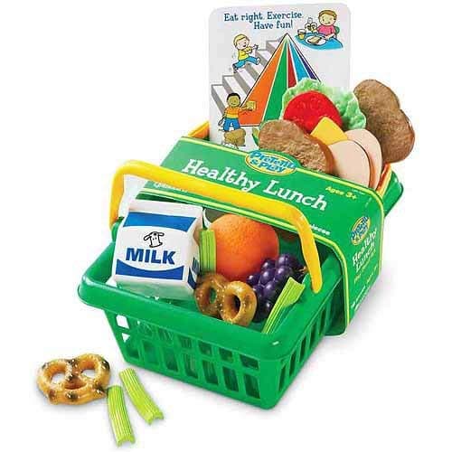 Learning Resources Pretend & Play Healthy Foods Set - 3 Baskets Ages 3+, Preschool Kitchen Food Toys for Kids, Grocery Store Accessories, Gifts for Boys and Girls thumbnail 3