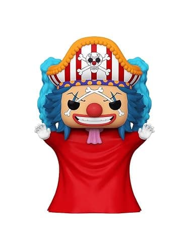 Epic Collectibles Pop Anime: One Piece - Buggy The Genius Jester Clown Exclusive Vinyl Figure Included with Box Protector Compatible for Funko thumbnail 3