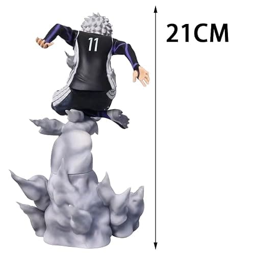 QAHEART Seishiro Nagi Figures, Isagi Yoichi Anime Statues PVC Material Anime Action Figurine for Fans 21CM/8.27IN thumbnail 6