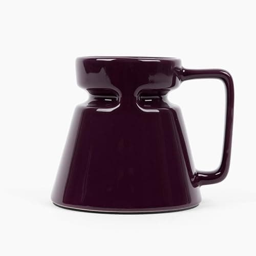 Highwave Hotjo Wide Base Ceramic Travel Mug 14 oz. (Deep Space Purple) - Image 1