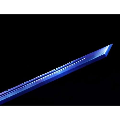 LQSMX sword 107cm Zweihändiges Schwert/scharf/Katana Schwert scharf Samuraischwert Handgeschmiedeter Manganstahl thumbnail 3