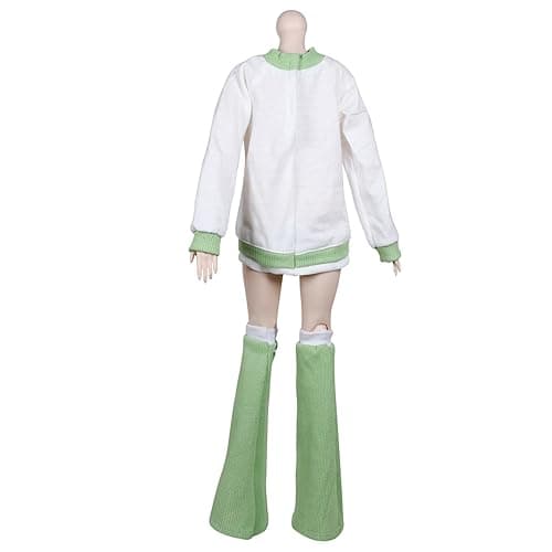 EVA BJD Fashion Doll Set for 1/3 BJD Dolls Ball Jointed SD Dolls 22in - 24in 60cm (White and Green) thumbnail 4