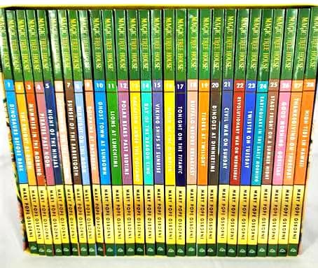 A Library of Magic Tree House 1-28 Series Paperback Boxed Set Magic Treehouse 28 Complete Collection with The Box Early Childhood Education Materials House thumbnail 2