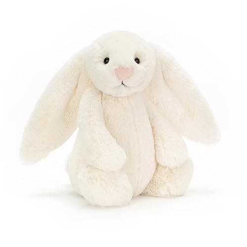 Jellycat Bashful Cream Bunny Stuffed Animal, Medium 12 inches | Rabbit and Bunny Plush Toy | Classic Children's Gift - Image 1