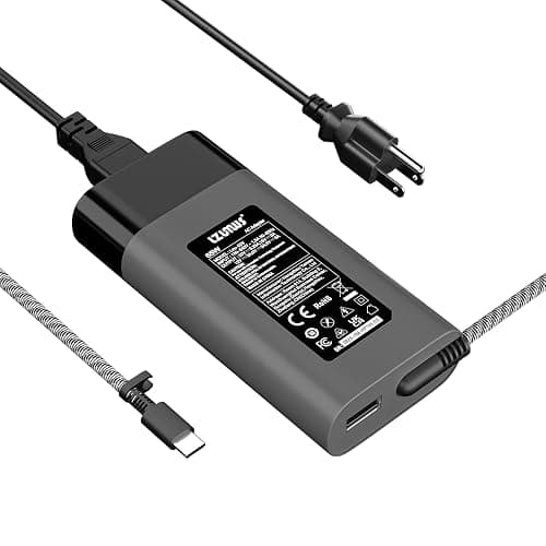 LZUMWS New Slim 65W USB C Charger for HP Laptop Compatible with EliteBook/Envy x360/Pavilion/ProBook/Chromebook/Elite x2 20V 3.25A AC Adapter Replacement Power Cord - Image 1