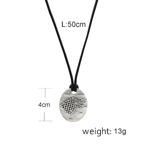 Lureme Game of Thrones House Stark of Winterfell Dire Wolf Pendant Necklace-Stark (nl005855-1) thumbnail 5