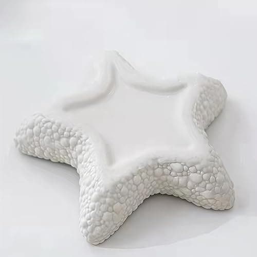 Koyzsen Starfish Jewelry Dish Ceramic Holder Ring Trinket Tray, Ocean-themed Decorative Trinket Dish, Suitable for Mother Friend Sister, Gifts for Women, Home Decor Trinket Dish(Sea Blue) thumbnail 7