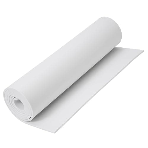 AMZQNART EVA Foam 5mm, Cosplay Foam Roll 16 x 59in(6.5sqft)White, Suitable for Large Foam Cosplay Modeling, DIY Projects, Crafts, Ultra High Density 90 kg/m3. - Image 1