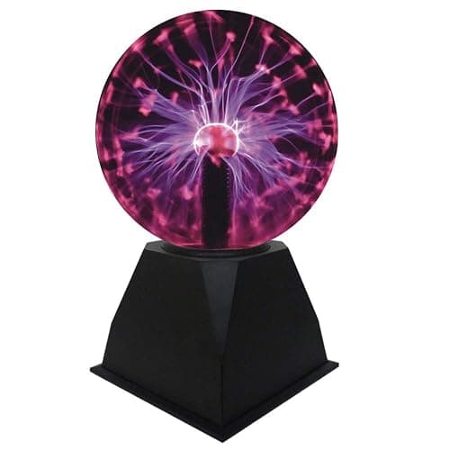 DAXGD Lumière de Boule de Plasma, Lampe de Sphère d'ion de Boule Sensible Sensible au Toucher de 5 pouces Lumières de Nuit de Nouveauté de Lumière Rouge - Image 1