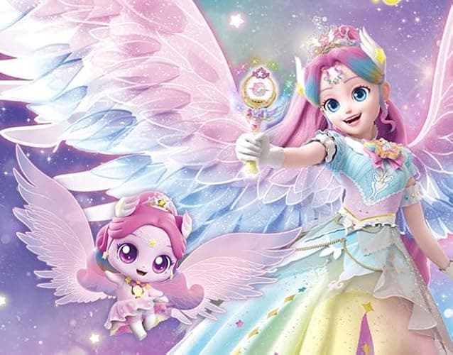 RaoNEE Shooting Star Catch Teenieping Aurora-ping Rainbow Season 5 Angel Stick 2024 New (Aurora Rainbow) thumbnail 2