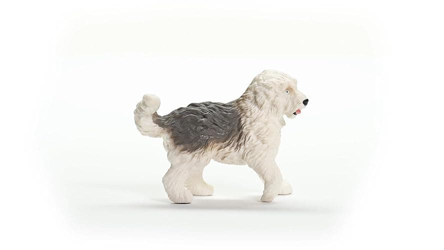 Schleich Farm World - Farm Animal Toy Old English Sheepdog Dog Figurine - Kids Ages 3+ thumbnail 4