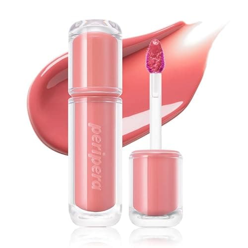 Peripera Mood Glowy Tint | Watery Glow Finish, Buildable Fresh Color, Long-Lasting Stain | Lightweight & Non-Sticky | K-Beauty Lip Tint, Safe for Sensitive Lips (09 ROSE IN MIND) - Image 1