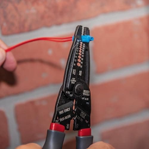 Klein Tools 1019 Klein Kurve Wire Stripper / Crimper / Cutter, Made in USA, Cutting / Crimping / Stripping Tool for B and IDC Connectors, Terminals, More thumbnail 7