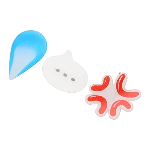 6PCS Cute Clips Funny Shaped Sweat Droplet Side Clips Droplet Pins for Daily Wear Party Accessories thumbnail 7