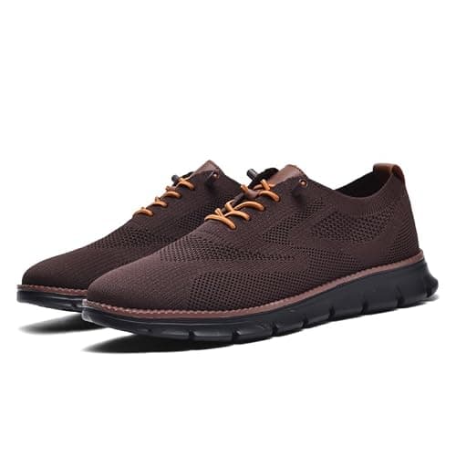 Wearbreeze Men’s Business Casual Oxford Sneakers – Lightweight Lace-Up Dress Shoes for Work, Travel & Daily Commute thumbnail 5