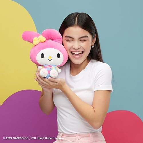 Jazwares Hello Kitty and Friends - My Melody Series 1 Plush - Hoodie Fashion and Bestie Accessory - Officially Licensed Sanrio Product from thumbnail 2