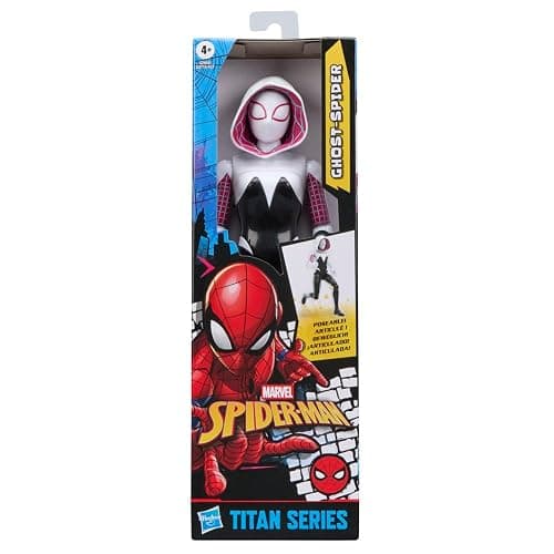 SPIDER-MAN Marvel Titan Series Ghost-Spider Action Figure, 12-Inch-Scale (30 cm) Super Hero Toys for Kids Ages 4+ thumbnail 2