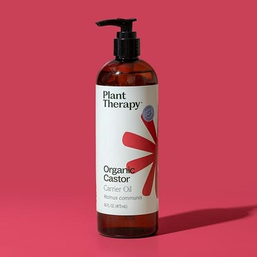 Plant Therapy Castor Oil USDA Organic Cold Pressed 100% Pure Hexane Free 16 oz Conditioning & Healing, For Dry Skin, Hair Growth, Eyelashes thumbnail 7