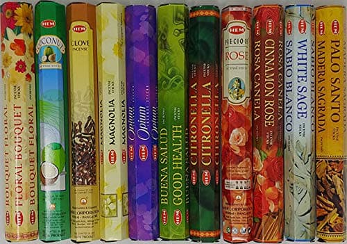HEM Incense Sticks – 12 Box Variety Pack (240 Sticks Total, 20 Sticks per Box) | Long Lasting Fragrance | Meditation, Relaxation, Yoga, Aromatherapy & Home Fragrance thumbnail 8